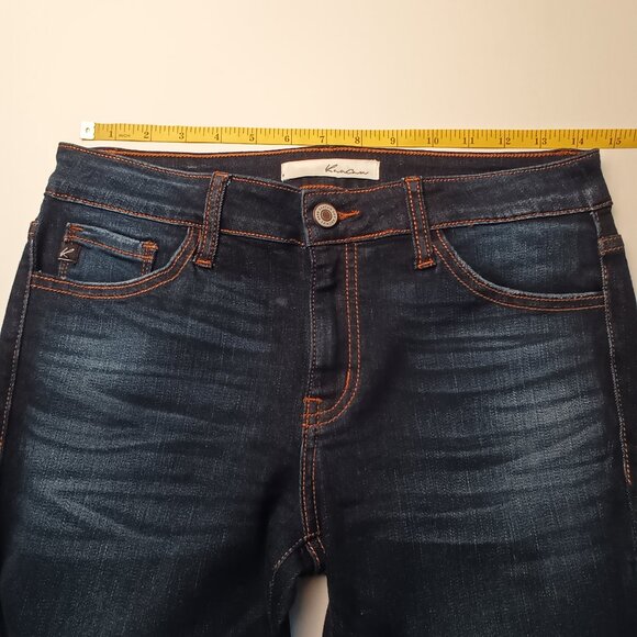 Kancan Jeans Size 28/6 Low Rise Skinny Leg Dark Wash - Picture 6 of 9